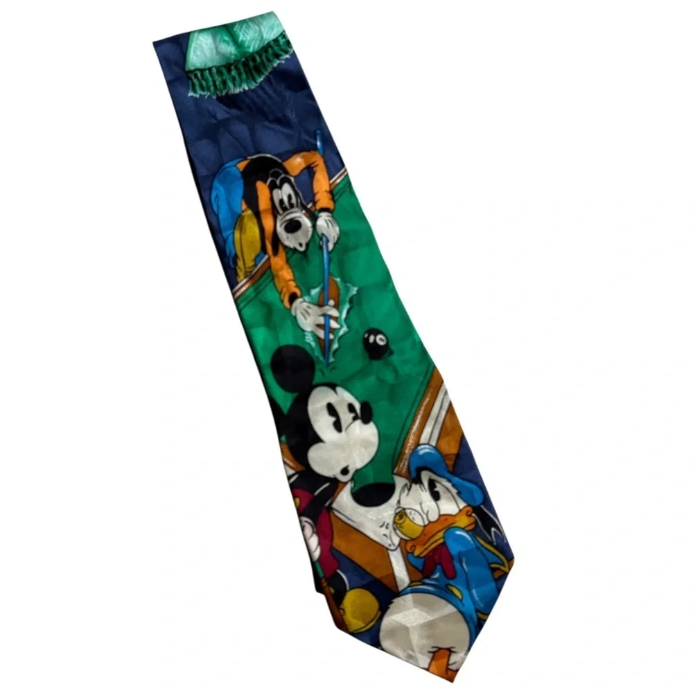 EUC Lot of 5 Character Ties Pooh Mickey Scooby Woody Tigger